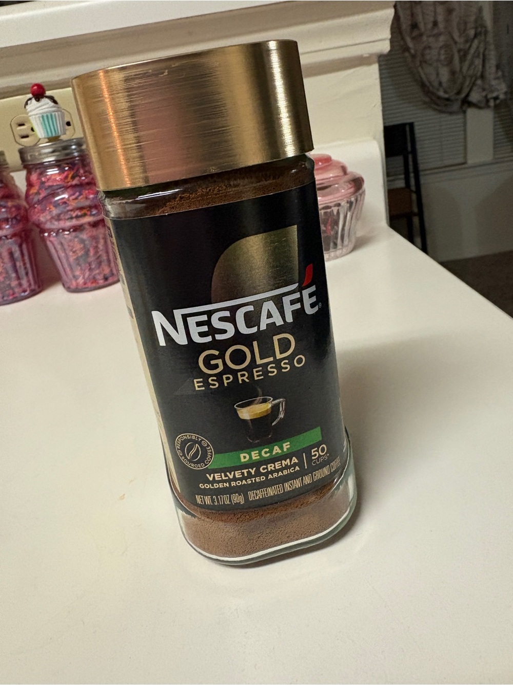 Nescafé Gold Espresso Decaf Jar
